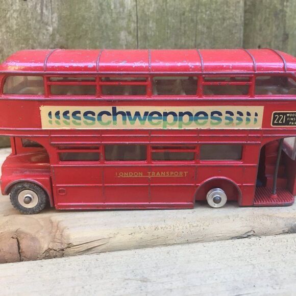 Vintage 1970 Dinky Toys 289 Routemaster Bus Toy Car Red - Picture 2 of 9